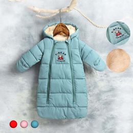 JXYSY Autumn Winter Baby Romper Baby Girl Cotton Hooded Overalls For Boys Infant Jumpsuit Kids Clothes For Newborn Anti-kick 201027