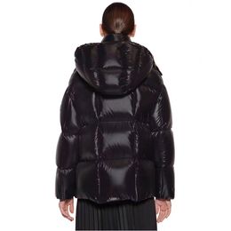 Fashion-20FW Women Winter Jacket Coat Fashion Outdoor Women Parka Down Jacket Classic Black Fur Coat Casual Warm Outerwear With Hooded