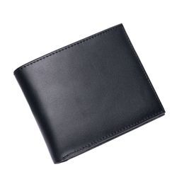 Code 1293 Genuine Leather Men Wallets Man Wallet and Key Chain set Short Purse With Card Holders High Quality