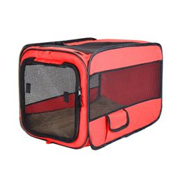 Car Travel Pet Carriers Bag Basket Box Fashion Breathable Cat Pets Puppy Bags Trip Outdoor Dog Packaging Carrier Accessories 201130