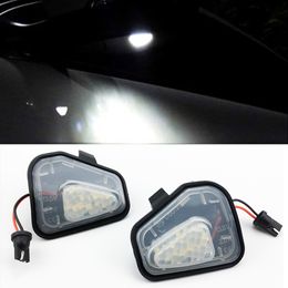 1 Set Canbus LED Side Mirror Puddle Lights Lamp for VW Volkswagen Jetta 10-15/EOS 09-11/Passat B7 2010~/CC 09-12/Scirocco 09-14