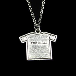 Fashion 26*23mm Football Cloth Pendant Necklace Link Chain For Female Choker Necklace Creative Jewellery party Gift