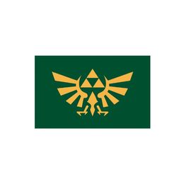 Legend of Zelda Triforce Green For Decoration 3x5 FT Promotional Flag Festival Party Gift 100D Polyester Indoor Outdoor Printed Hot selling