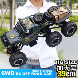 Big size 1:10 6WD RC Car 2.4G Remote Control RC Car Toys Buggy 2020 High speed Truck Off-Road Climbing Vehicle toy