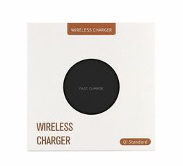New 10W Fast Wireless Charger For iPhone 11 Pro XS Max XR X 8 Plus USB Qi Charging Pad for Samsung S10 S9 S8 S7 Edge Note 10 with Retail Box