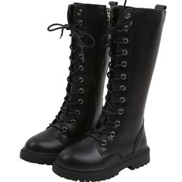 Botas Altas Negras Para Niñas Oferta Online | DHgate.com