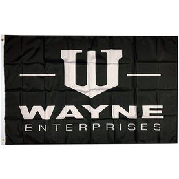 Mountfly Wayne Enterprises Batman Flag, Digital Single Side Printing with 80% Advertising Outdoor Indoor , Free Shipping
