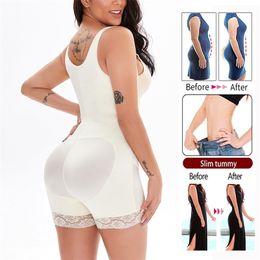 Women Waist trainer Body Shaper Bodysuit Latex Shapewear Butt Lifter Tummy Control Waist Corset Slimming Underwear Modelador VIP 201222