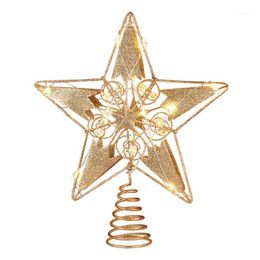 Christmas Decorations UNOMOR Iron Tree Topper Star For Party Shopping Mall Home1