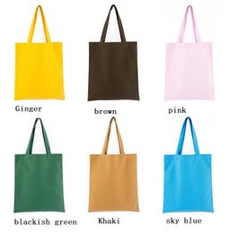 Women Canvas Tote Ladies Casual Shoulder Bag Foldable Shopping Bags Beach Bag Cotton Cloth Female Handbag Green shopping canvas bags