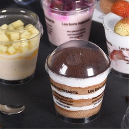 Cake Food Clear Cup Box Cupcake Boxes Christmas Birthday Wedding Party Candy Gift Packing Tool yq02854