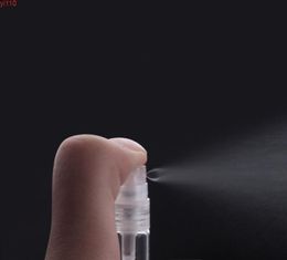 Mini 2ml 3ml 5ml 10ml Spray Bottle Empty Clear Glass Sub-bottle Refillable Portable Perfume Fine Mist Atomizer LX1072goods