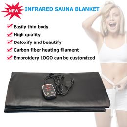 model fir sauna far infrared body slimming sauna blanket heating therapy bag spa slim detox machine