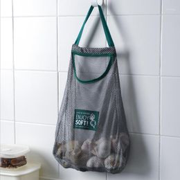 Storage Bags 1/3PCS Kitchen Vegetable Mesh Onion Potato Hanging Hollow Breathable Garlic Ginger Bag