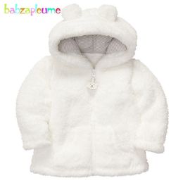 babzapleume 6-/autumn winter newborn baby boys girls coats cotton kid long sleeve infants jackets cute outerwear LJ201007