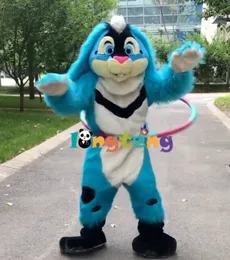 Mascot CostumesRabbit Mascot Costume Furry Suits Party Game Fursuit Cartoon Dress Outfits Carnival Halloween Xmas Easter Advertising