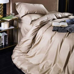 Svetanya Nordic Khaki Egyptian Cotton Bedlinens Twin Queen King Size Family Set Duvet Cover Set Bedding Bedspread C0223