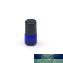 1pcs Mini 1ml Roll Glass Bottles for Essential Oil Perfume Refillable Blue Roller Bottle Deodorant Contain