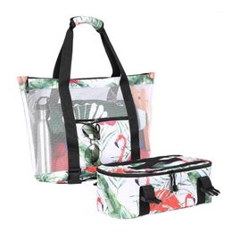 Storage Bags 2 In 1 Detachable Bag Portable Beach Camping Lunch Fashion Outdoor Fresh-keeping Cooler Packing Organizer Handbag