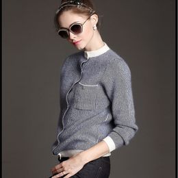 Women's Cashmere Autumn Winter Stripe Cardigan Sweater Wool Elastic Sweaters Slim Tight Bottoming Knitted Cardigans 201102