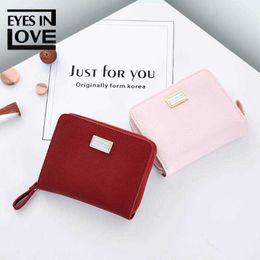 YOU Coin FOR Purses JUST 2021 Women's Wallet With Stylish Simple Solid Color Multi-capacity Change Card Package