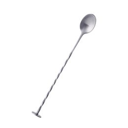 Great Quality 304 Stainless Steel Bar Spoon Bars Mixing Spoon Cocktail Drink Sticking Tools