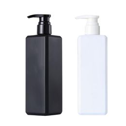1pc Liquid Soap Bottle Shampoo Bottle Lotion Pump Shower Gel Holder Empty Container 500ml Liquid Soap Dispenser Black349U