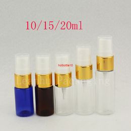 10ml 15ml 20ml Small Empty Plastic Perfume Bottle Travel Mist Sprayer Packaging Container,Vaporizador Spray 100pc/lotshipping
