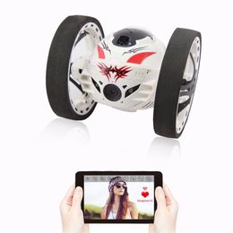 New upgraded Bounce Stunt RC Car 2. Jumping Sumo Remote Control with WIFI Camera App controll Rc Car Toys LJ200919