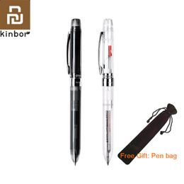 Youpin Kinbor 3 In 1 Multifunction Pen 0.5mm Black Red Refill Ballpoint Pen with Mechanical Pencil Office School Gift 201111