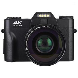 Dijital Kameralar Profesyonel 4K Kamera Video Kamera UHD YouTube WIFI Taşınabilir El 16X Zoom Özçekim Cam1