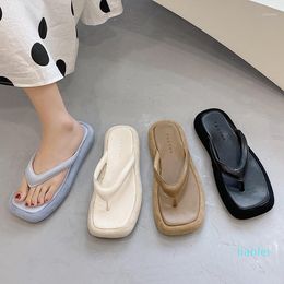 Slippers Summer Shoes Women's Flip Flops 2021 Fashion Women Home Woman Platform Sandals Female Heel Beach Slides