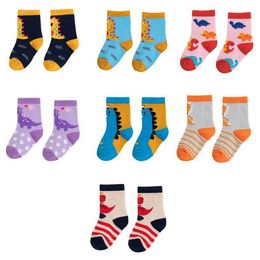 Miúdos Meias de Algodão Outono Inverno Primavera Crianças Meninos Meninas Meados Meados Dos Desenhos Animados Estilo Sports Socks