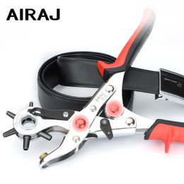 AIRAJ Labor-saving Belt Puncher Belt Multi-function Punching Pliers DIY Manual Household Pants Belt Table Hole Machine Tool Y200321