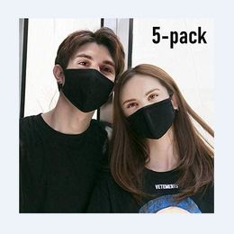 25/50/100pcs ic Labs Face PM2.5 Masks with Breathing 100% Cotton Washable Reusable Cloth Masks Protection from Dust Pollen Pet Dander