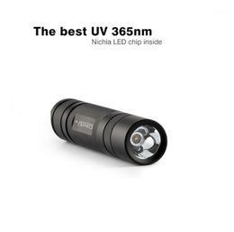 Convoy S2+ Black UV 365nm Led ,nichia 365UV In Side ,OP Reflector,Fluorescent Agent Detection Flashlights Torches