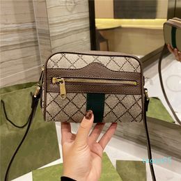 designer Camera Bags Lady High Quality Luxury Retro Printing Fashion Simple and Versatile Casual Small Square bag shoulder Messenger Bag