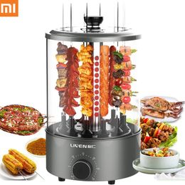 Xiaomi Indoor Electric BBQ Grill Rotatable Automatic Kebab Grill Machine Smokeless Oven Lamb Skewers Heating Stove