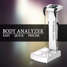 2022 Newest!!! Human Body Health Analyzer Monitor Fat Wegith Scale Slimming Measurement Analysis With Color Printer