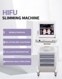 Portable korea SMAS HIFU Anti Aging Wrinkle Removal Skin Tightening Facial Hifu Equipment High Intensity Focused Ultrasound 2D HIFU Machine