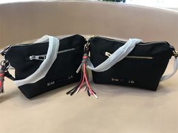 Spain Letter Printing Shoulder Bags Brand Messenger Bag Mini Fashion Simple Black Flaps
