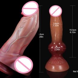 NXY Dildos Big Realistic Toys Comfort Women Soft Huge Anal Suction Cup Skin Real Penis Point g Stimulates Vaginal Masturbation Women.1210