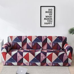 Geometric Elastic Sofa Covers for Living Room Stretch Modern Non-slip Couch Cover Sofa Slipcover Chair Protector 1/2/3/4 Seater 201119
