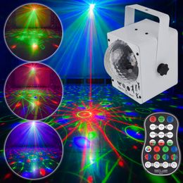Magic Ball Laser Lighting LED Party Lights DJ Disco Stage Lighting for Christmas Family Party Bar Projector Lamp