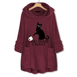Pullover Long Sleeve Autumn Women Hoodies Winter With Pocket Casual Double Sided Fleece Fluffy Crew Neck Soft Loose Warm T200525