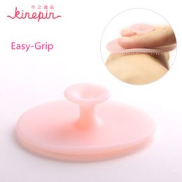 KINEPIN Soft Silicone Facial Cleansing Brush Face Washing Exfoliating Blackhead Brush Remover Skin SPA Oval Scrub Pad