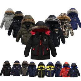 New Boys Hooded Coat Jacket Thicken Autumn Winter Clothes Boys Infant Overcoat Boys Zipper Jacket Coat Clothes For 1-5Years 201126