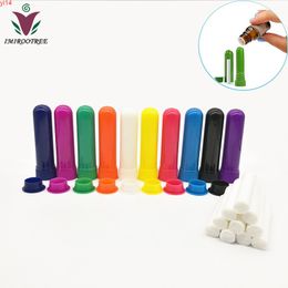 NEW! 50Sets Best Quality Colored Relief Aromatic Nasal Inhaler, Inhaler Blank, Sticks,Essential Oil Inhalergood qualtity