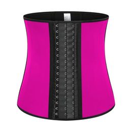 New Arrival Latex Waist Trainer Corset Body Shaper Slimming Belt Three Layers 9 Steel Bones Shapewear For Women Beauty Waist Trimmer DHL