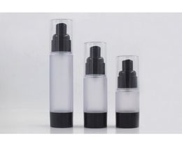 30ML frosted black plastic airless bottle lotion/emulsion/serum/liquid foundation/whitening essence skin care cosmetic packing